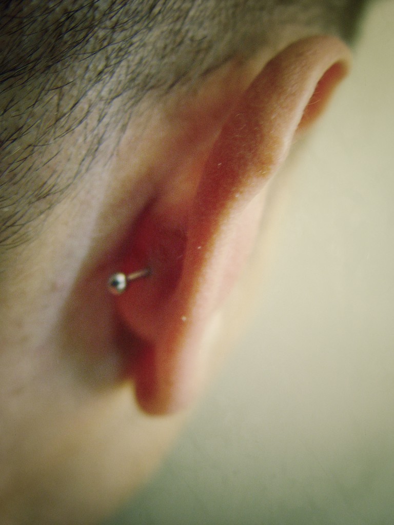 Oreja Logan Peluquer A Body Piercing